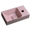 Růžové betonové umyvadlo 31x17 cm Piccolino