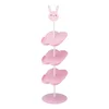 Růžový dětský stojan na boty YAMAZAKI Kid´s Shoe Rack