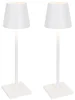 Sada 2 moderních venkovních LED stolních lamp Janet