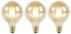 Sada 3 LED žárovek E27 G95 Warm Dim