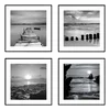 Sada 4 obrazů 30x30 cm Silence by the Water