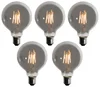 Sada 5 stmívatelných kouřových LED žárovek G95 E27 5W