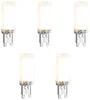 Sada 5 stmívatelných LED G9 žárovek 4,5 W opálové