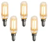 Sada 5 stmívatelných LED žárovek E14 T25 4W Zlatá