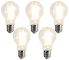 Sada 5 stmívatelných LED žárovek E27 A60 7W