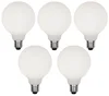 Sada 5 stmívatelných LED žárovek G95 E27 4W matné