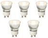 Sada 5 stmívatelných LED žárovek GU10 4W 200lm 2700K