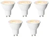 Sada 5 stmívatelných LED žárovek GU10 6W, 430 lm, 2000–6000K