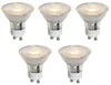 Sada 5 teplých LED GU10 1W 80lm