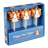 Sada 6 dortových svíček Ziggy The Tiger