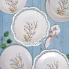 Sada keramických talířů My Ceramic Spring 26 cm