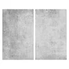 Sada krytů na sporák z tvrzeného skla 2 ks 52x30 cm Concrete Allstar