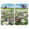 Sada krytů na sporák z tvrzeného skla 2 ks 52x30 cm Summer Meadow