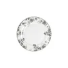 Sada porcelánových talířů Foliage Gray 6 ks