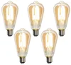 Sada Smart LED Žárovek E27 ST64 Stmívatelná Goldline - 5 ks, 7W, 700 lm, 1800-4000K