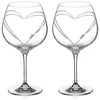 Sada Swarovski Hearts sklenic 640 ml – 2 kusy