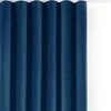 Sametový modrý závěs 400x175 cm Velto