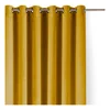 Sametový závěs Dimout Hořčicová 530x270 cm