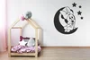 Samolepka Minnie Mouse na zeď 45x48 cm černá