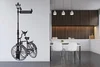 Samolepka na zeď Lampa a Kolo 40x90 cm Černá