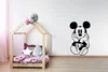 Samolepka na zeď Mickey Mouse 30x50 cm Černá