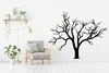 Samolepka na zeď Strom 50x39 cm Černá