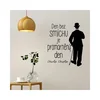 Samolepka s citátem Charlie Chaplin
