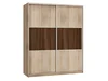 Šatní skříň MELROSE 2A – dub sonoma, 180 × 216 × 65 cm, 5 let záruka
