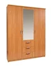 Šatní skříň URUNGA 3D60 se zrcadlem, olše