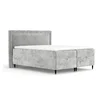 Šedá boxspring postel s úložným prostorem 160x200 cm Voyage