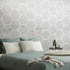 Šedá hexagonová tapeta
