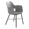 Šedá jídelní židle Unique Furniture Wrestler