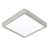 Šedé LED stropní svítidlo FUEVA 5 21x21 cm EGLO
