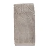 Šedý bavlněný froté ručník 50x100 cm Time-Zone