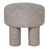 Šedý bouclé taburet Perth House Nordic