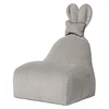 Šedý dětský sedací vak Funny Bunny
