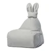 Šedý dětský sedací vak The Brooklyn Kids Funny Bunny