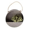 Šedý nástěnný květináč Esschert Design 35 cm