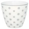 Šedý porcelánový šálek Green Gate Laurie 300 ml