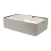 Šedý úložný box Oxford 56x36 cm