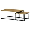 Set 2 konferenčních stolků CT-619 OAK