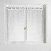 Set bílé voálové záclony 2 ks 60x90 cm Poupette