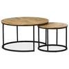 Set dvou odkládacích stolů AF-3002 OAK