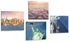 Set obrazů New York v žívých barvách