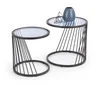 Set odkládacích stolků BANSANG – černá