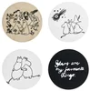Set podtácků Moomin 4ks 80. výročí