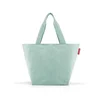 Shopper M Cord mint – nákupní taška přes rameno