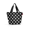 Shopper M Dots White – Nákupní taška Reisenthel