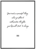 Silná typografie - Plakát 30x40 cm