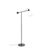 Skala Bílo-černá stojací lampa